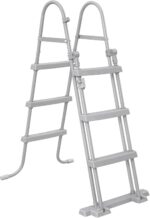 Bestway Steel Pro MAX Frame Pool-Set mit Filterpumpe Ø 366 x 100 cm, Rattan-Optik (Schokobraun), rund