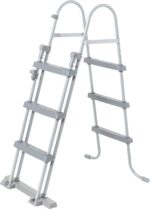 Bestway 56709-GS18 Steel Pro Max Stahlrahmenpool-Set mit Filterpumpe und Zubehör, 9150 L, blau, 366 x 366 x 100 cm