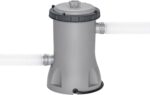 Bestway® Steel Pro MAX™ Aufstellpool-Set mit Filterpumpe Ø 366 x 100 cm, lichtgrau, rund
