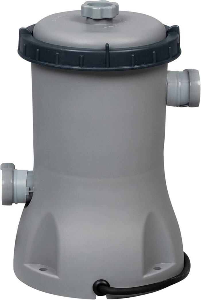 Bestway 56709-GS18 Steel Pro Max Stahlrahmenpool-Set mit Filterpumpe und Zubehör, 9150 L, blau, 366 x 366 x 100 cm